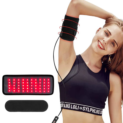 Red Light Therapy Belt LED Infrared Lamp &Red Light Therapy Pad for Relaxing Muscle Inflammation Improve Circulation Knee Relief